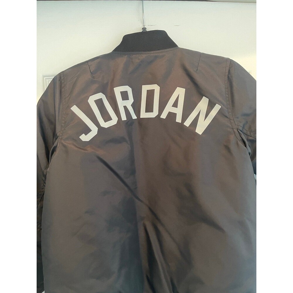 Vintage ✨✨Jordan Black Varsity Bomber Jacket -Size -L